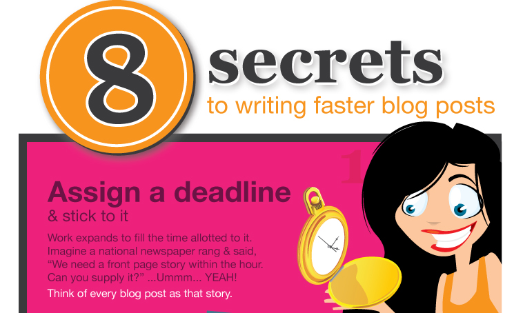 8 secrets to writing faster blog posts